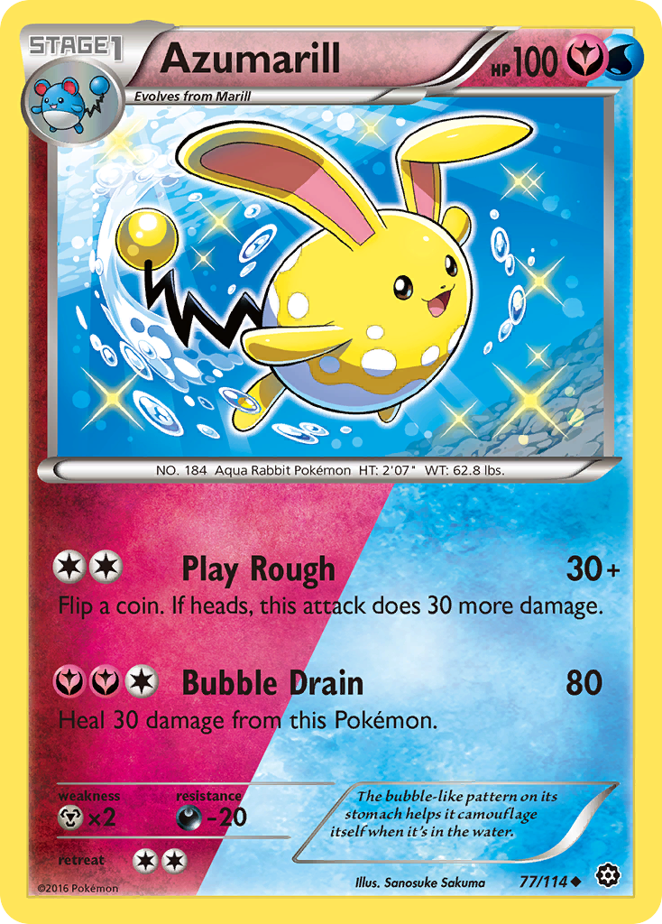 Azumarill - 077/114 - Steam Siege