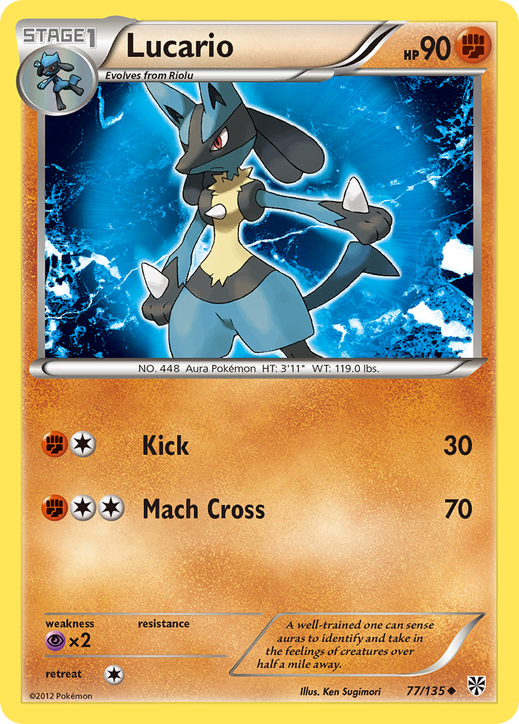 Lucario - 077/135 - Plasma Storm