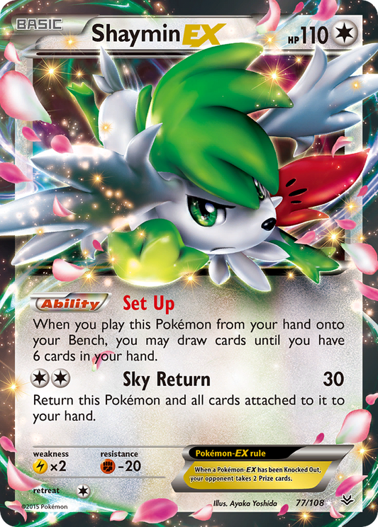 Shaymin-EX - 077/108 - Roaring Skies