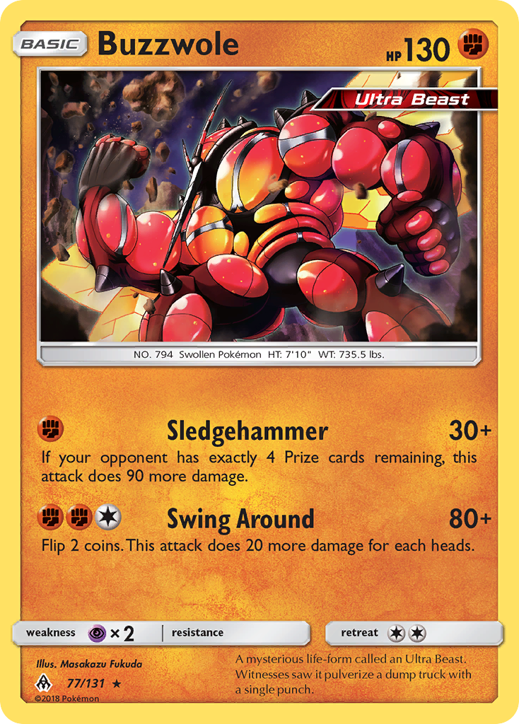 Buzzwole - 077/131 - Forbidden Light