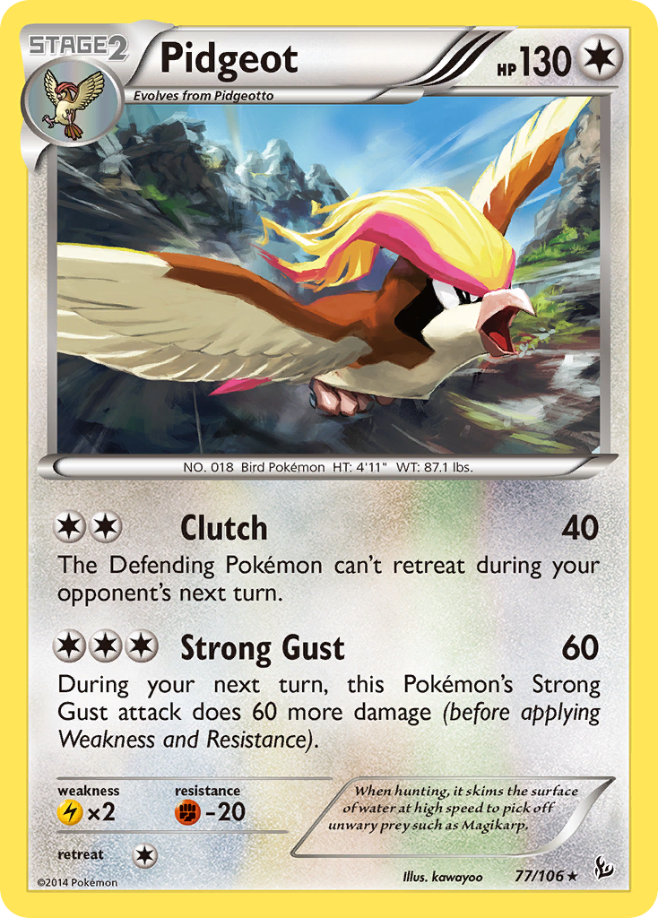 Pidgeot - 077/106 - Flashfire