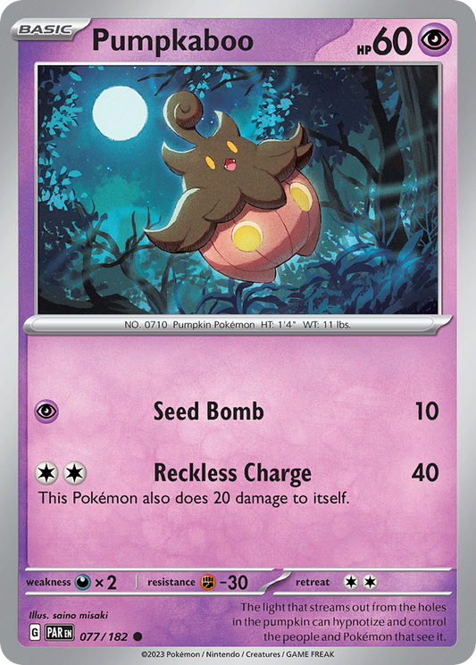 Pumpkaboo - 077/182 - Paradox Rift