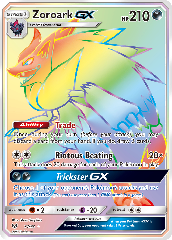 Zoroark-GX - 77/73 - Shining Legends