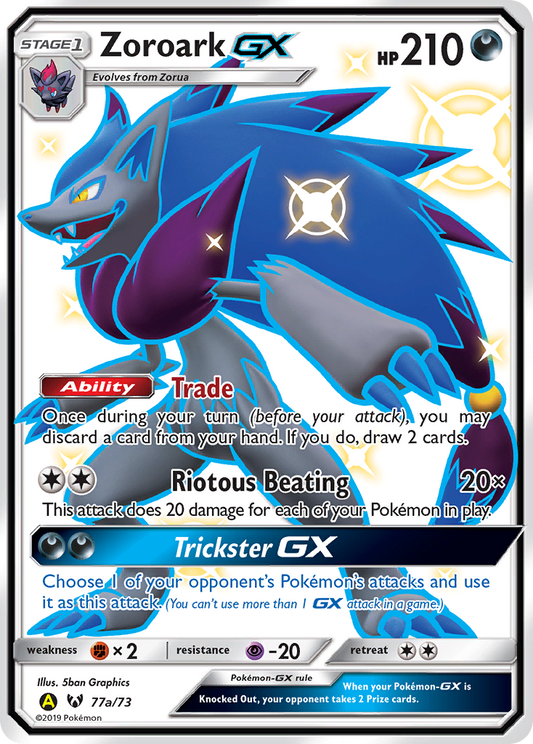 Zoroark-GX - 77a - Shining Legends