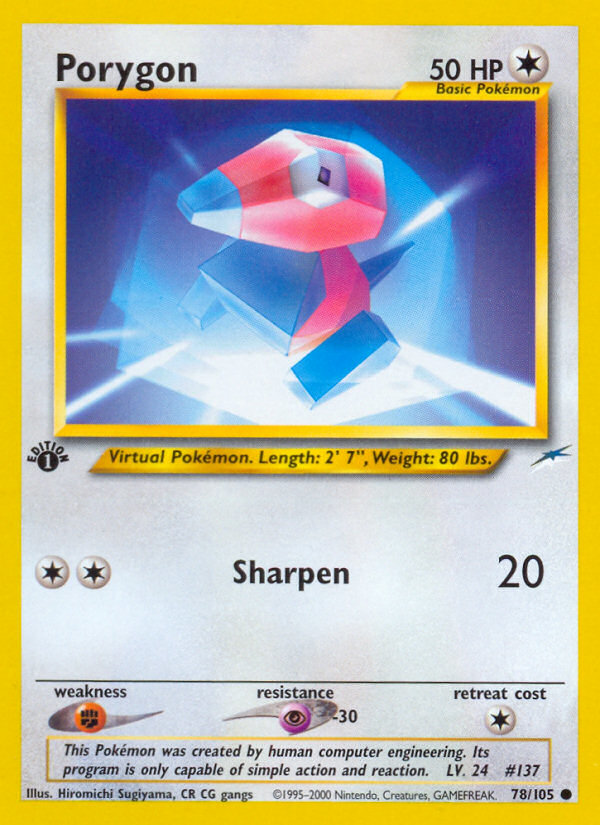 Porygon - 078/105 - Neo Destiny