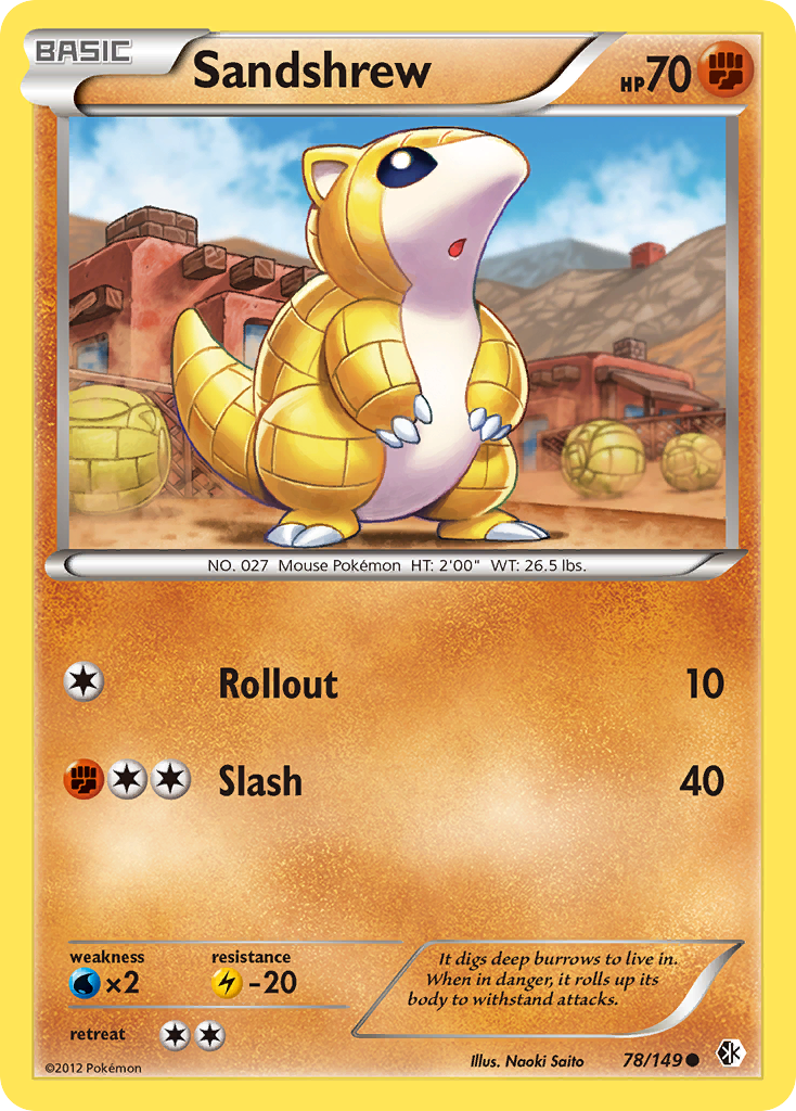 Sandshrew - 078/149 - Boundaries Crossed