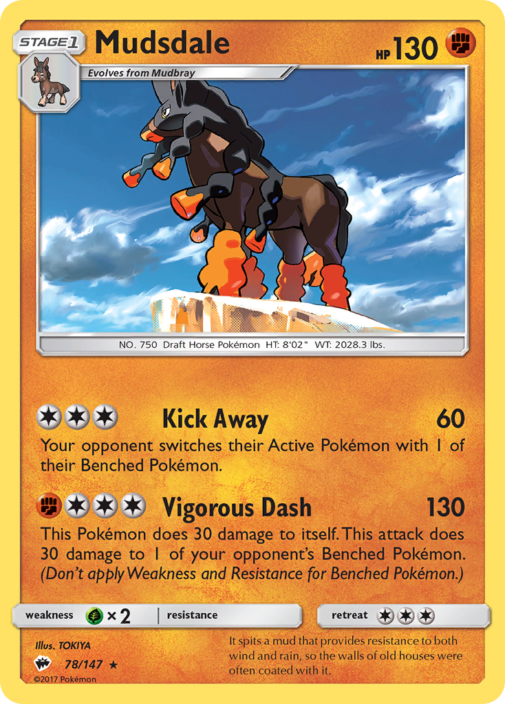 Mudsdale - 078/147 - Burning Shadows