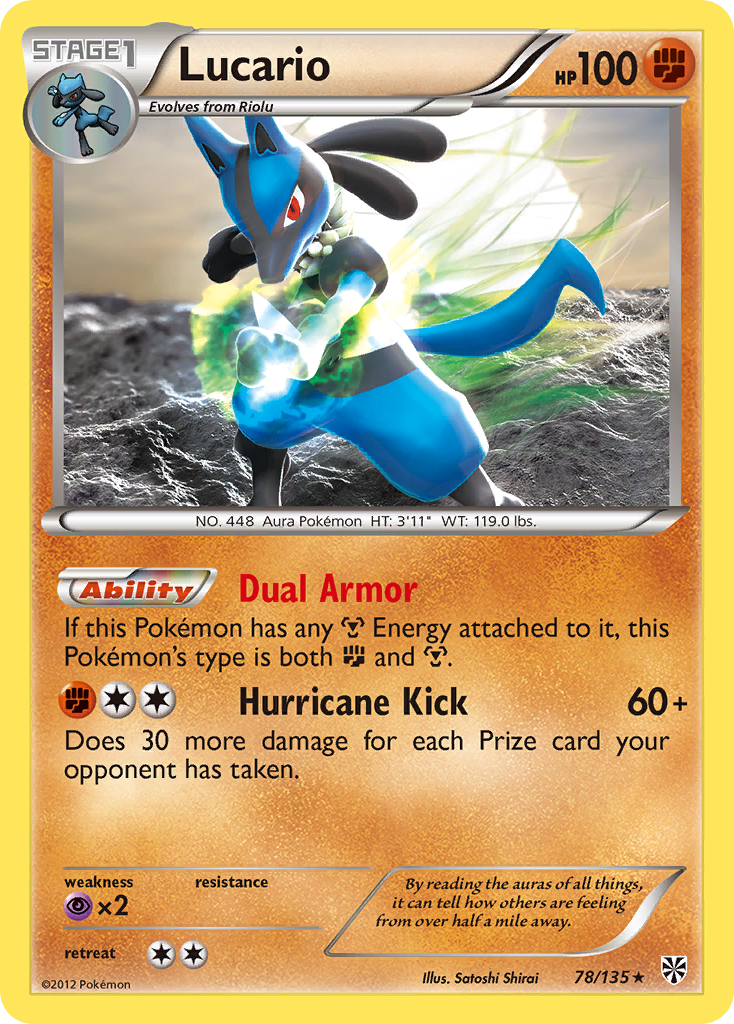 Lucario - 078/135 - Plasma Storm