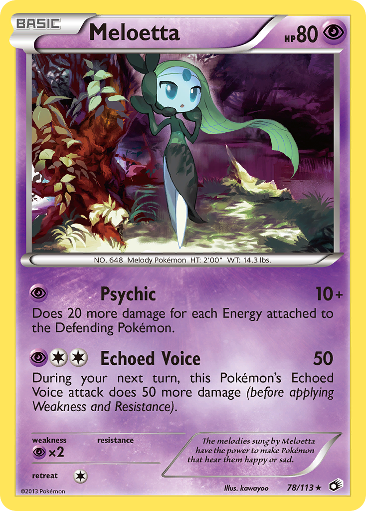 Meloetta - 078/113 - Legendary Treasures