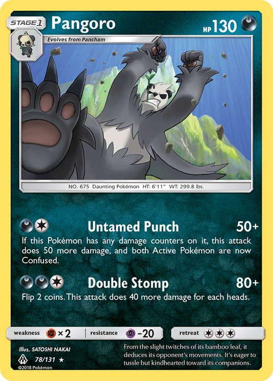 Pangoro - 078/131 - Forbidden Light