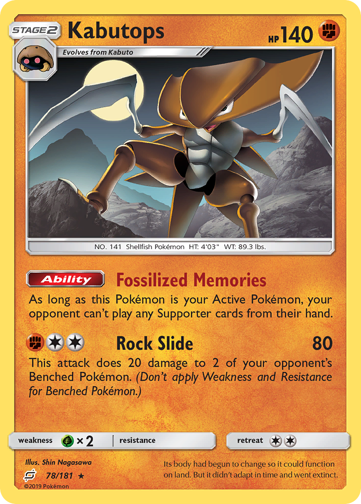 Kabutops - 078/181 - Team Up