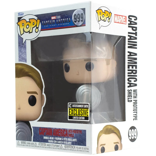 Captain America with Prototype Shield Funko Pop! Vinyl Figure - Entertainment Earth Exclusive