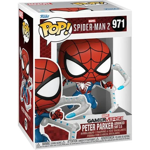 Spider-Man 2 Game Peter Parker Advanced Suit 2.0 Funko Pop! Vinyl Figure #971