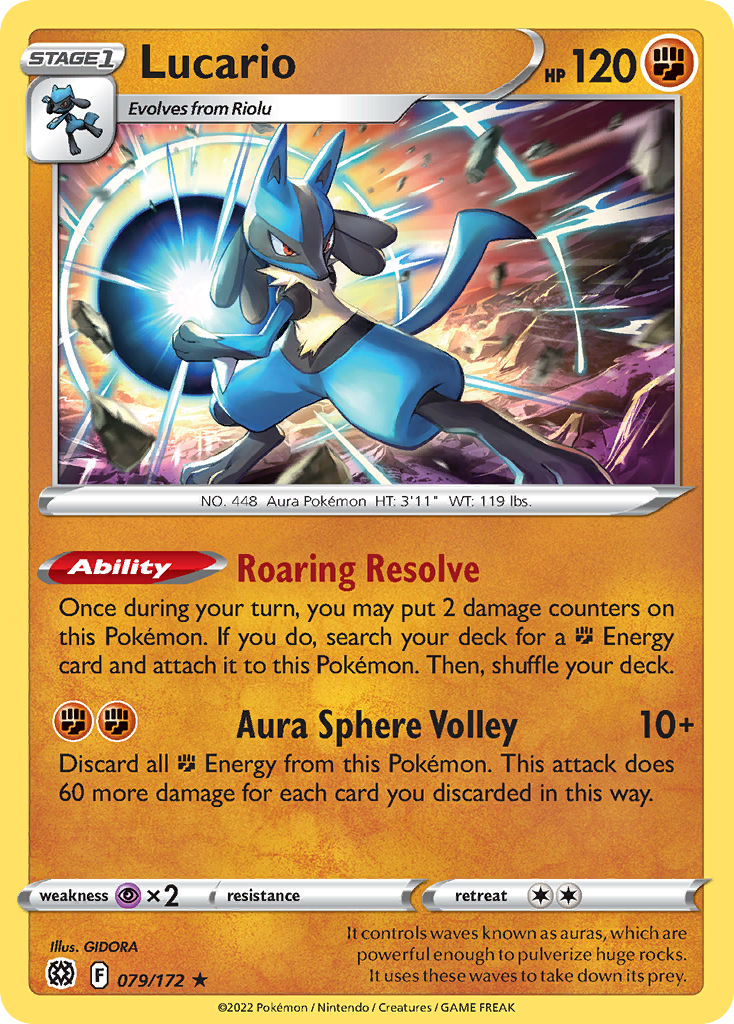 Lucario - 079/172 - Brilliant Stars