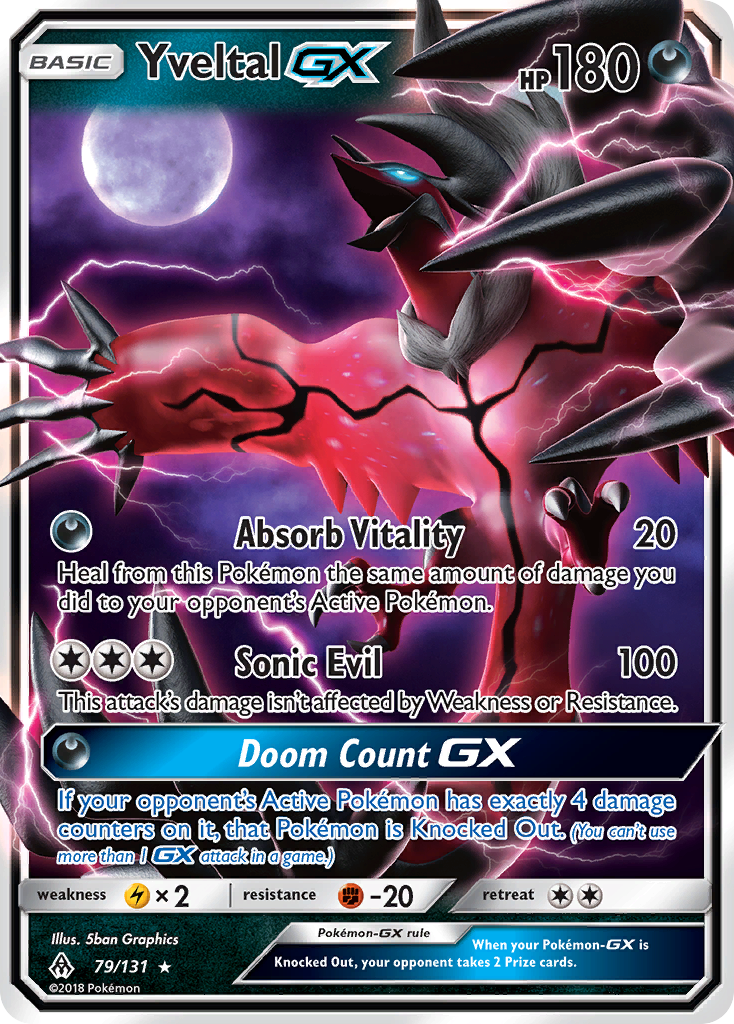 Yveltal-GX - 079/131 - Forbidden Light