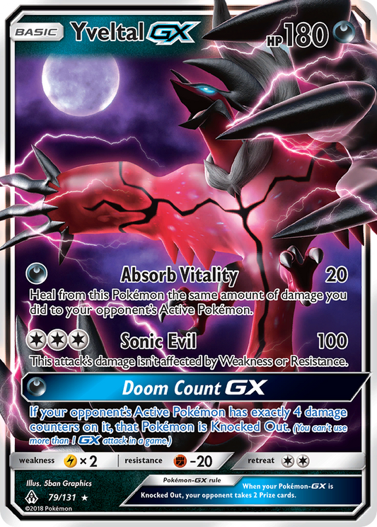 Yveltal-GX - 079/131 - Forbidden Light