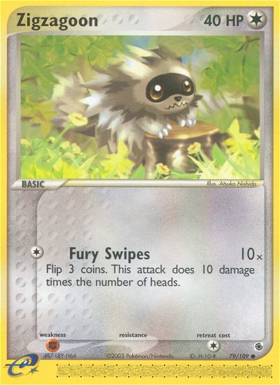 Zigzagoon - 079/109 - Ruby & Sapphire