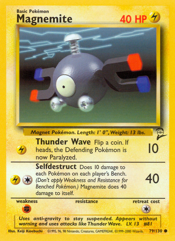 Magnemite - 079/130 - Base Set 2