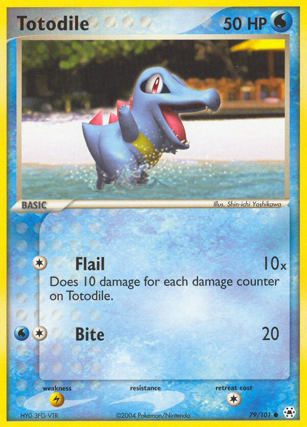 Totodile - 079/101 - Hidden Legends