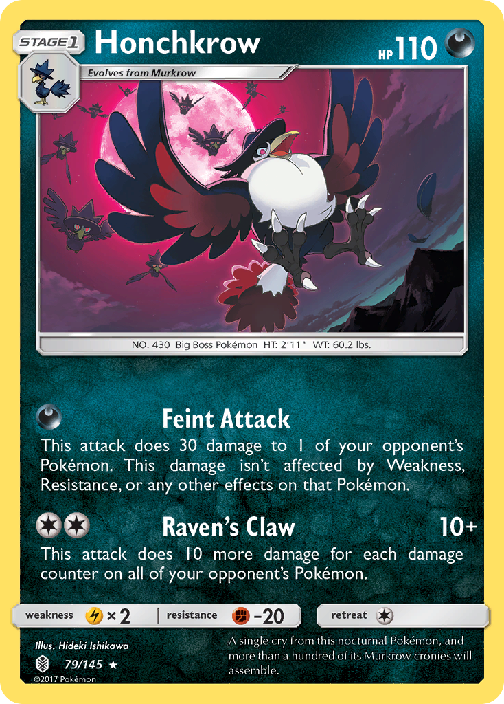 Honchkrow - 079/145 - Guardians Rising