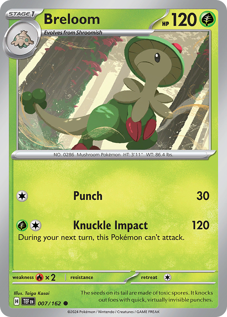 Breloom - 007/162 - Temporal Forces