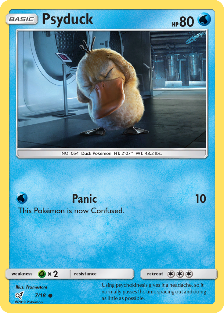 Psyduck - 07/18 - Detective Pikachu