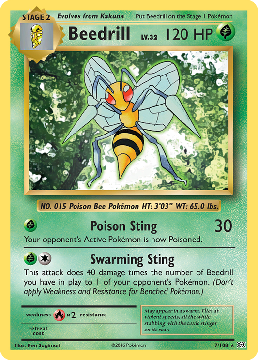 Beedrill - 007/108 - Evolutions