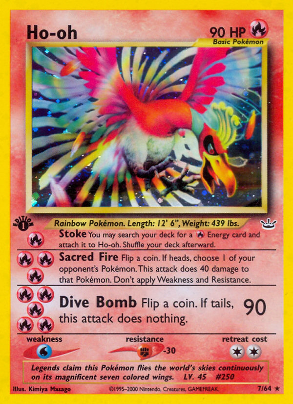 Ho-oh - 07/64 - Neo Revelation