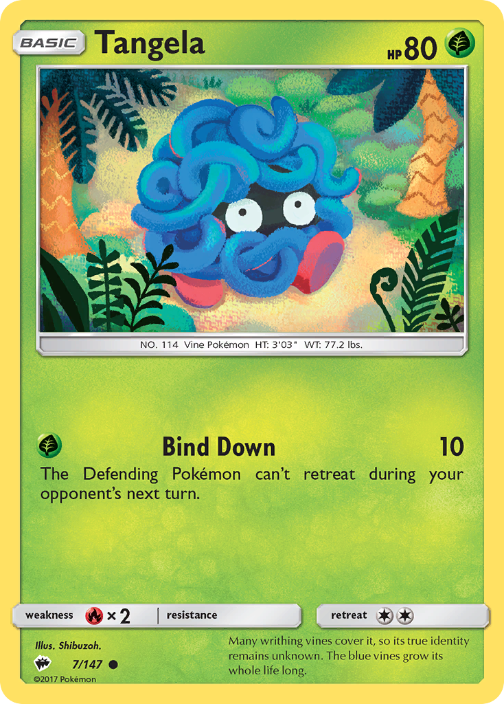 Tangela - 007/147 - Burning Shadows