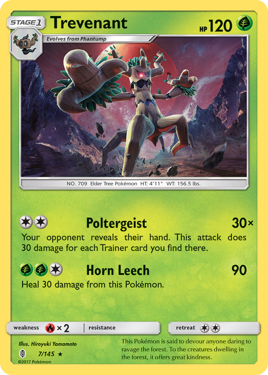 Trevenant - 007/145 - Guardians Rising