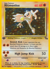 Hitmonlee - 07/62 - Fossil