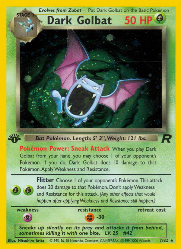 Dark Golbat - 07/82 - Team Rocket