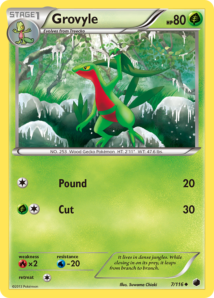 Grovyle - 007/116 - Plasma Freeze