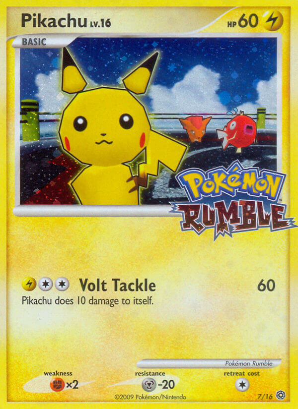 Pikachu - 07/16 - Pokémon Rumble