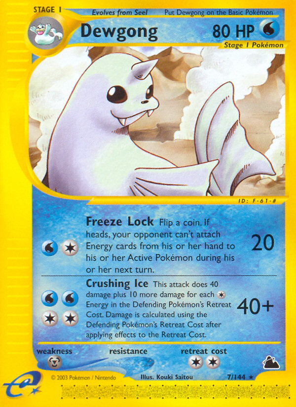 Dewgong - 007/144 - Skyridge