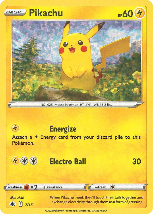 Pikachu - 07/15 - McDonald's Collection 2022