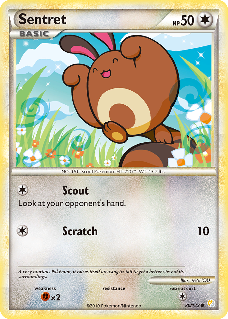 Sentret - 080/123 - HeartGold & SoulSilver