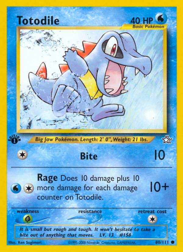 Totodile - 080/111 - Neo Genesis