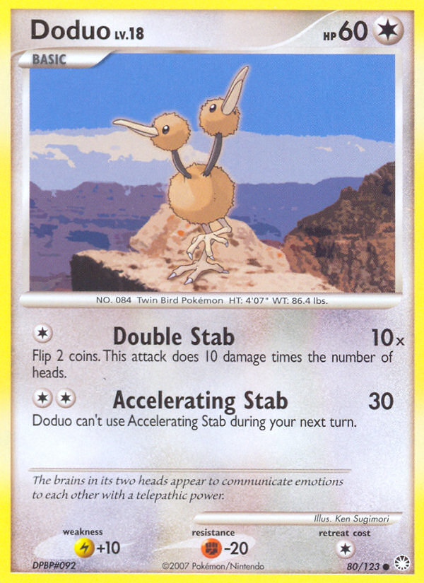 Doduo - 080/123 - Mysterious Treasures