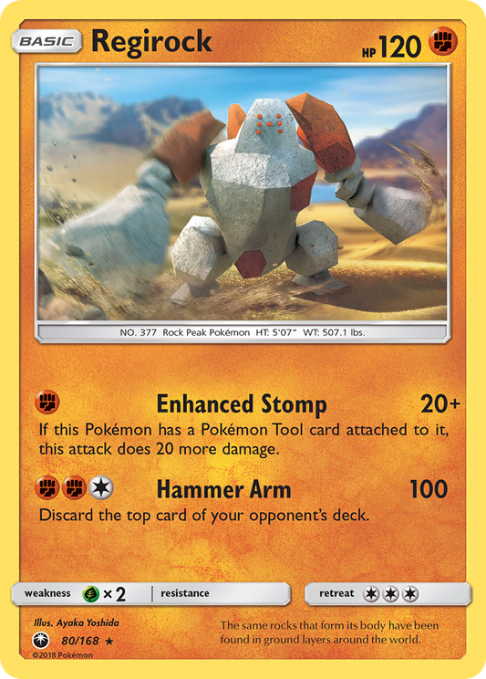 Regirock - 080/168 - Celestial Storm