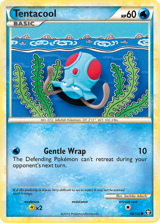 Tentacool - 080/102 - HS—Triumphant