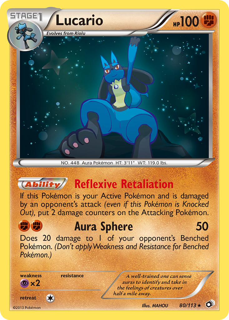 Lucario - 080/113 - Legendary Treasures