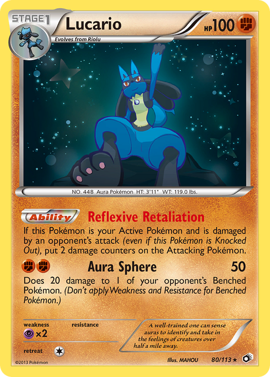 Lucario - 080/113 - Legendary Treasures