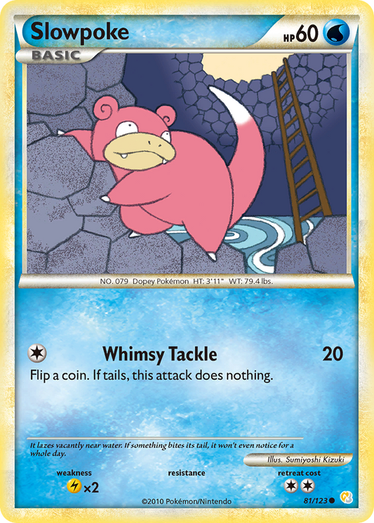 Slowpoke - 081/123 - HeartGold & SoulSilver