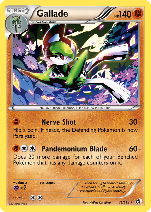 Gallade - 081/113 - Legendary Treasures