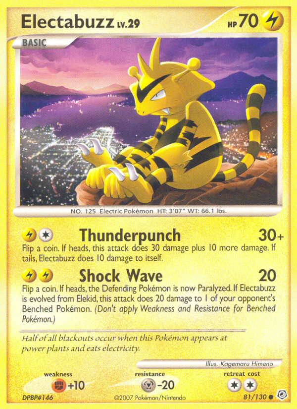 Electabuzz - 081/130 - Diamond & Pearl