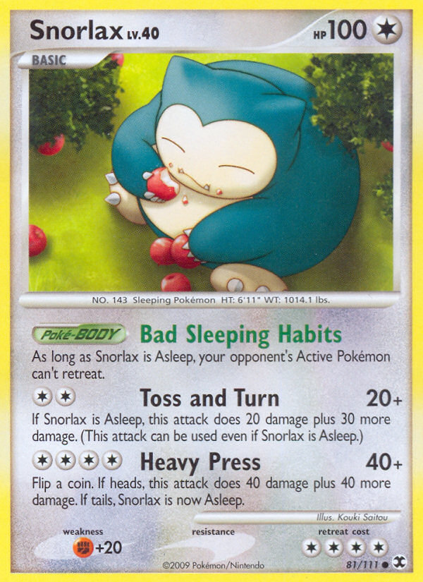 Snorlax - 081/111 - Rising Rivals