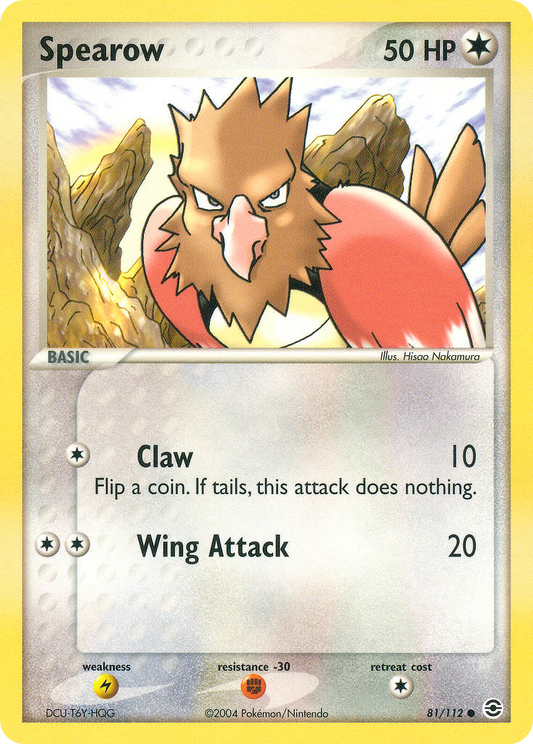 Spearow - 081/112 - FireRed & LeafGreen