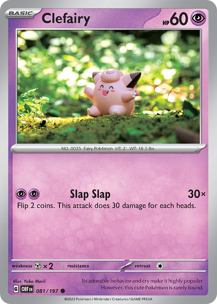 Clefairy - 081/197 - Obsidian Flames