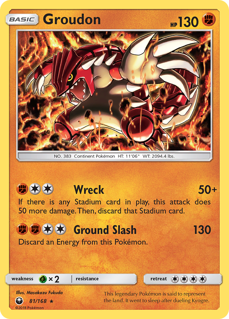 Groudon - 081/168 - Celestial Storm